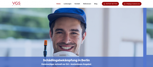 VGS Referenz Berlin – Kammerjäger und Schädlingsbekämpfung