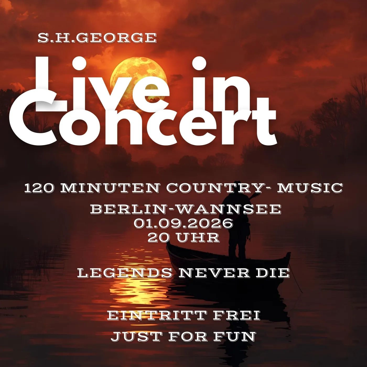 Sven George´s Country Musik begeistert im WEB viele