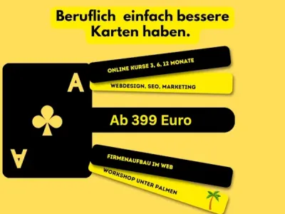 Beruflich bessere Karten haben.