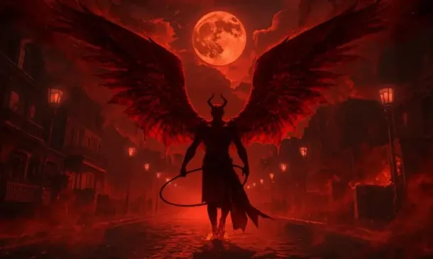 Luzifer, der Herrscher der Hölle und Fürst der Finsternis.