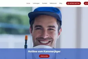 Webdesign Berlin mit dem Kammerjäger auf Seite 1 bei Google.