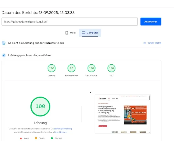 Werte einer Webseite, wie Sie sein sollten.