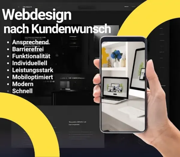 Webdesign ist eine Präsentation von einer Firma im Internet.