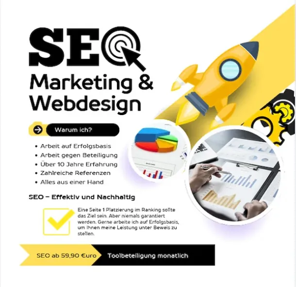 SEO gegen Beteiligung und auf Erfolgsbasis. ON-PAGE-SEO und OFF-PAGE-SEO