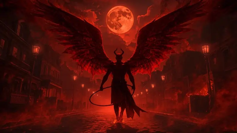 Luzifer, der Herrscher der Hölle und Fürst der Finsternis.