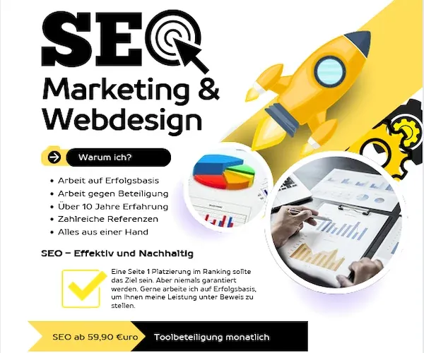 SEO gegen Beteiligung und auf Erfolgsbasis. ON-PAGE-SEO und OFF-PAGE-SEO