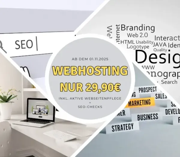 Ab dem 01.11.2025 Webdesign, SEO, sowie marketing und Hosting.