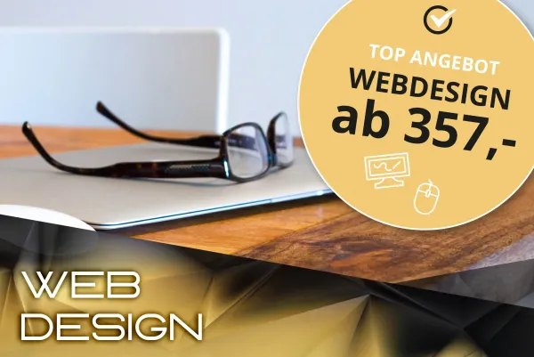 Webdesign ab 357 Euro kaufen. Sale Webdesign