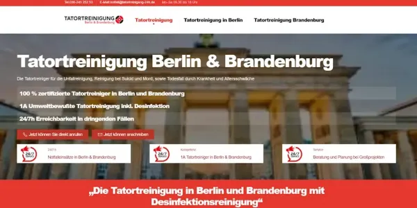 Tatortreinigung Berlin 24